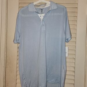 Light blue cariloha men's polo shirt